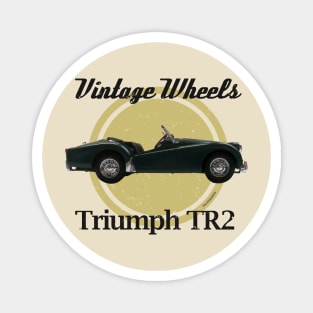 Vintage Wheels - Triumph TR2 Magnet
